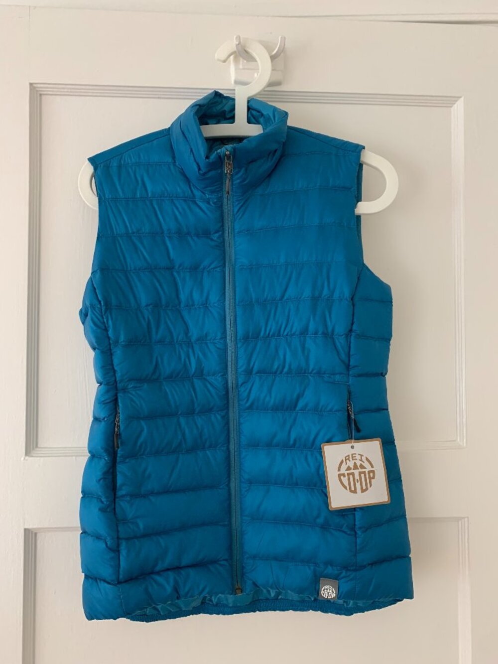 NWT XS REI Coop Down Vest - Blue